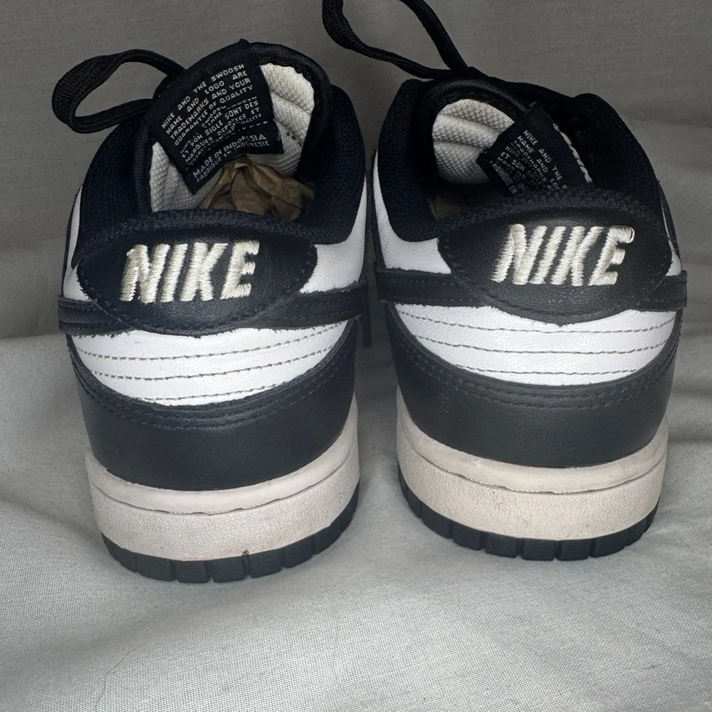 Nike Dunk Low “Panda” Black & White Sneakers (W 7)